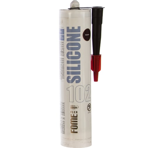 Изображение товара Силиконовый герметик FOME FLEX SANITARY SILICON 102 (коричневый; 310 мл) 01-4-1-105