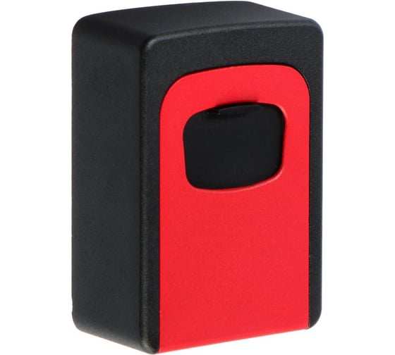 Изображение товара Кодовая сейф-ключница ТУНДРА металлическая, усиленная, красный 5094297
