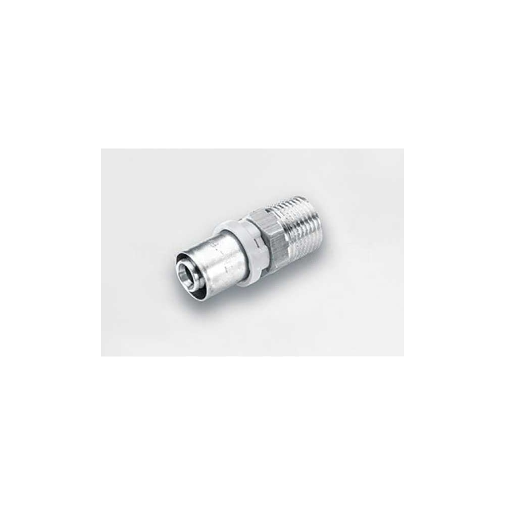 Прямое соединение Tiemme 20х1/2"Н SN (пресс) 1650397 / 1650SN