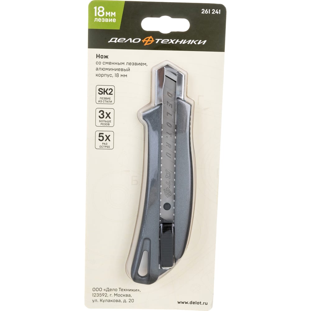 Нож Дело Техники нож тычковый жало сталь 420 рукоять пластик 4 см