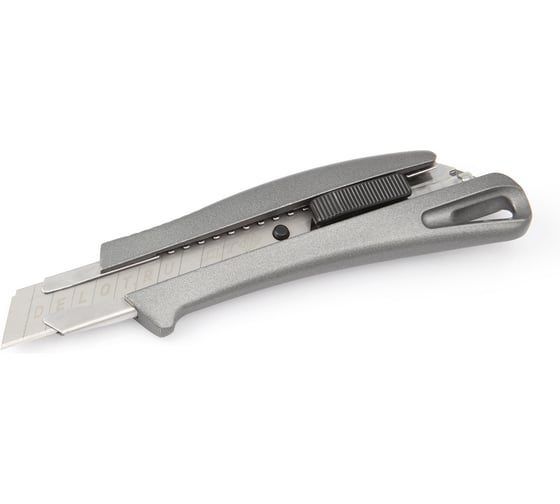 Изображение товара Нож со сменным лезвием, алюминиевый корпус, 18 мм Дело техники 261241