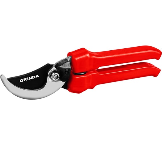 Изображение товара Плоскостной секатор с пластиковыми рукоятками Grinda G-33 200мм 40211_z02