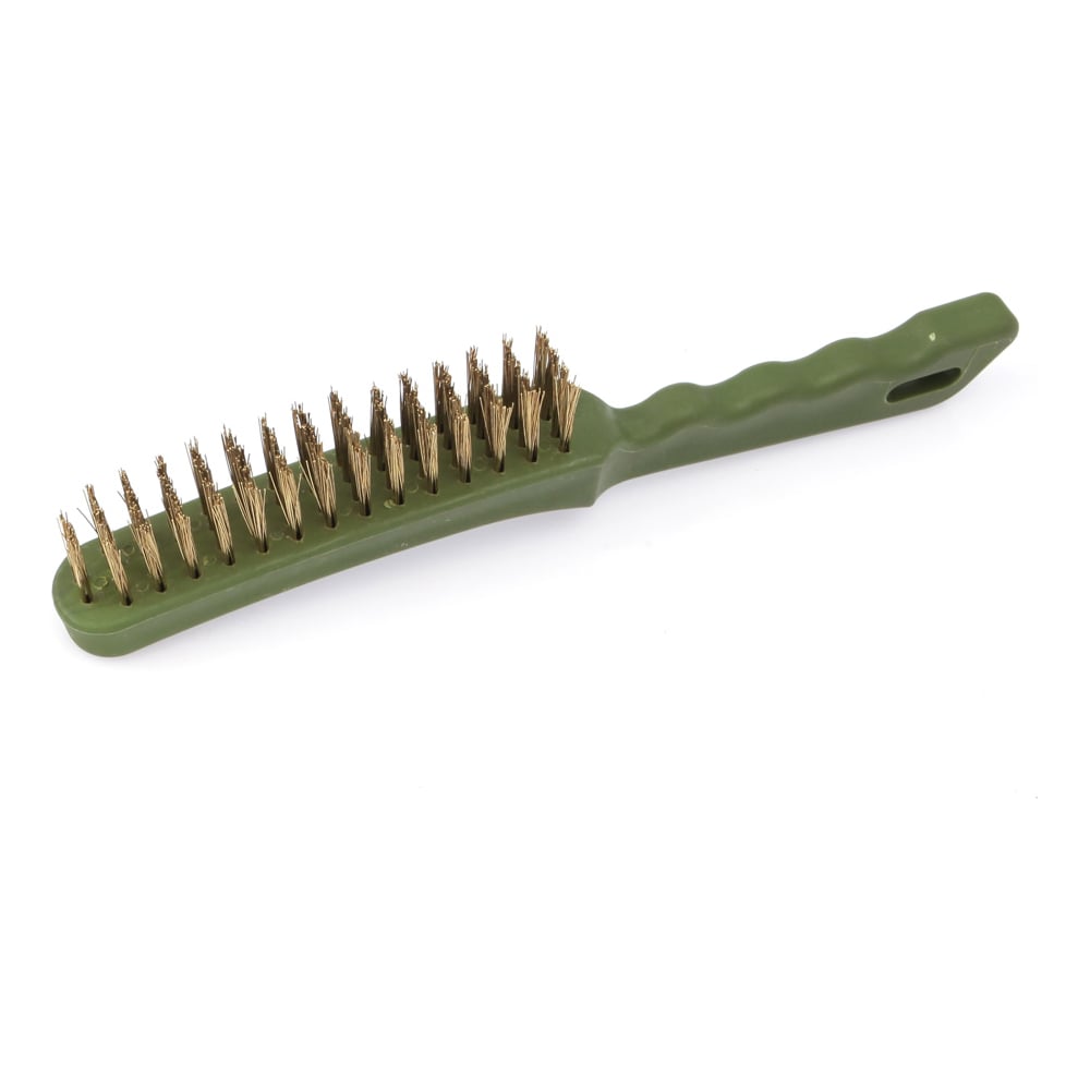 Изображение товара Щётка латунная с пластиковой рукояткой, 4 ряда