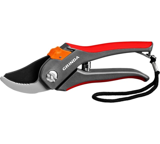 Изображение товара Плоскостной секатор с двухкомпонентными рукоятками Grinda G-26 205 мм 8-423102_z02