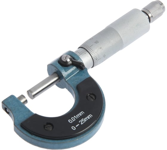 Изображение товара Микрометр ТУНДРА механический, 0-25 мм 3443380
