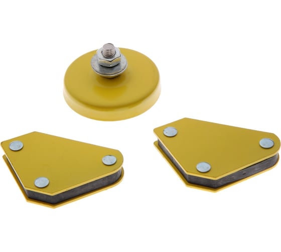 Изображение товара Набор магнитных угольников для сварки 45, 90, 135, 4 кг, 2 шт + клемма, 200 А, 7 кг ТУНДРА 5198411