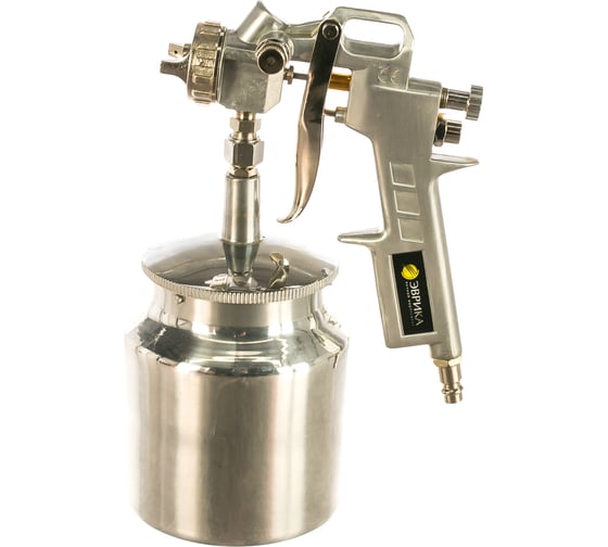 Изображение товара Пневматический краскораспылитель ЭВРИКА 750 мл ER-76004