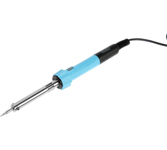 Изображение товара Паяльник ТУНДРА индикатор работы, долговечное жало, 60 Вт, 220 В 1026063