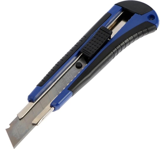 Изображение товара Нож ТУНДРА универсальный, металлическая направляющая, 2К корпус, 18 мм 1006501