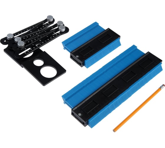 Изображение товара Набор дубликаторов в папке ТУНДРА 125, 250 мм, складная линейка, карандаш 9201881