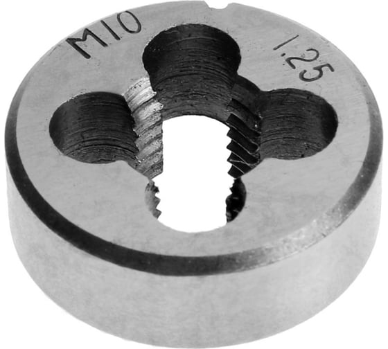 Изображение товара Плашка ТУНДРА метрическая, М10x1.25 мм 2705933