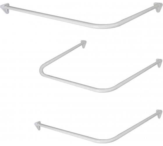 Изображение товара Универсальный карниз Vanstore, диаметр 25 мм, 90х170, 90x90x90, 90x90 белый аналог 59410 673-10