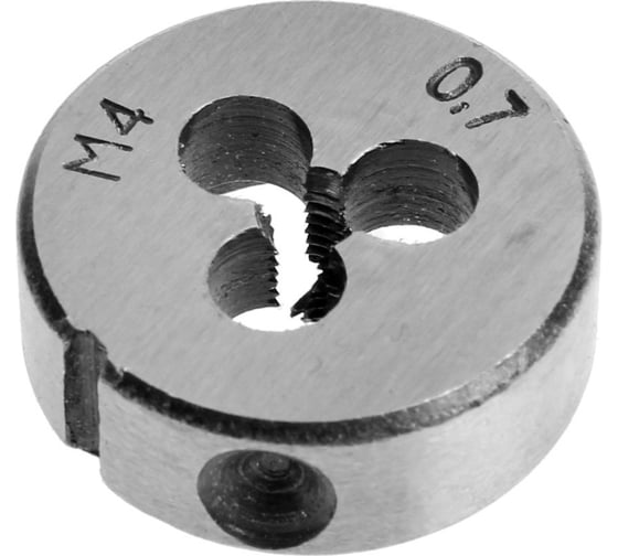 Изображение товара Плашка ТУНДРА метрическая, М4x0.7 мм 2705925