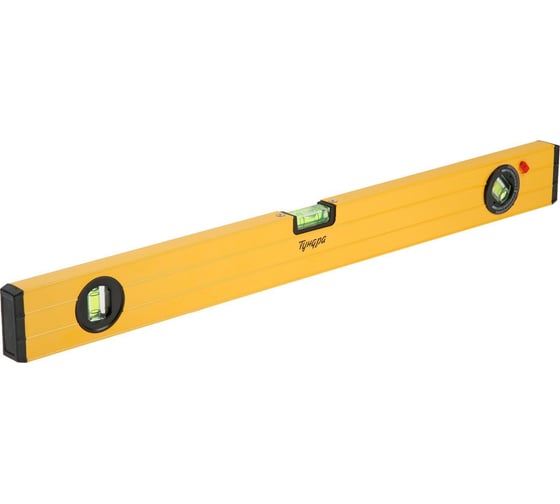 Изображение товара Уровень ТУНДРА алюминиевый, 3 глазка /1 поворотный глазок/, 600 мм 2964637