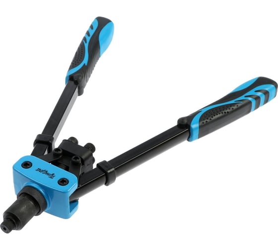 Изображение товара Заклепочник ТУНДРА 360 мм, двуручный, заклепки 2.4 - 3.2 - 4 - 4.8 - 6.4 мм 3105634