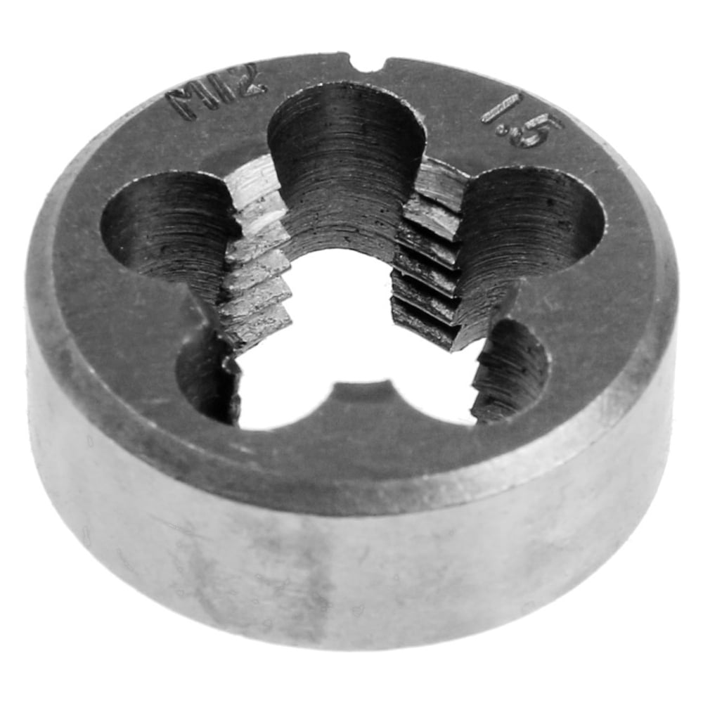 Изображение товара Плашка ТУНДРА М12x1.5 мм метрическая быстрорежущая HSS