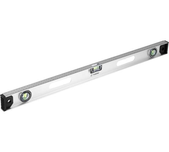 Изображение товара Уровень ТУНДРА алюминиевый рельс, 3 глазка /1 поворотный/, 800 мм 3575271