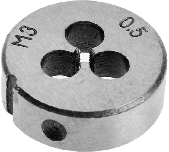 Изображение товара Плашка ТУНДРА метрическая, М3x0.5 мм 2705924