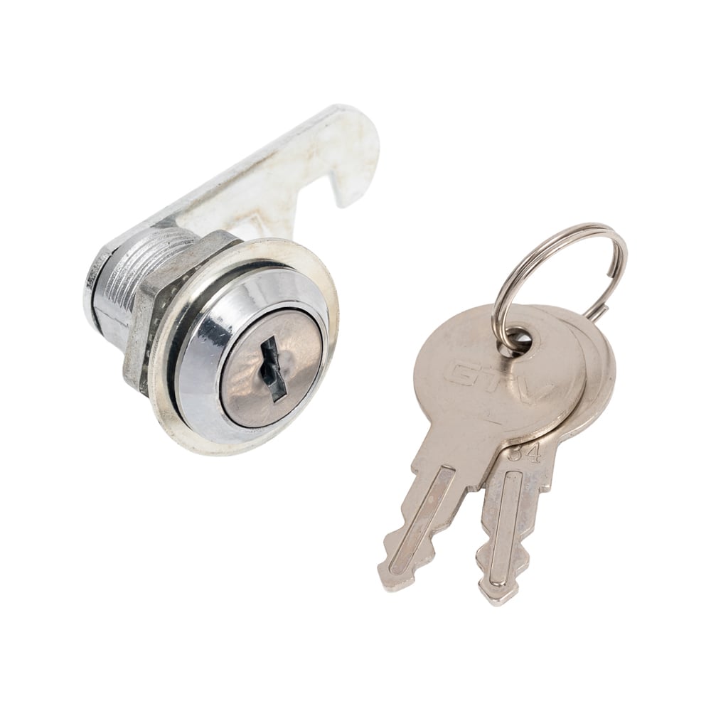 Изображение товара Мебельный замок GTV №103 почтовый 20 с металлическим ключом ZZ-20-103-01-S