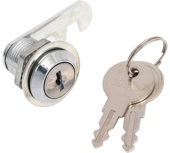 Изображение товара Мебельный замок GTV №103 почтовый 20, металлический ключ ZZ-20-103-01-S