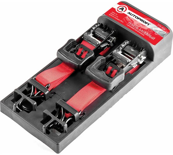 Изображение товара Багажный ремень с храповым механизмом AUTOPROFI STR-900