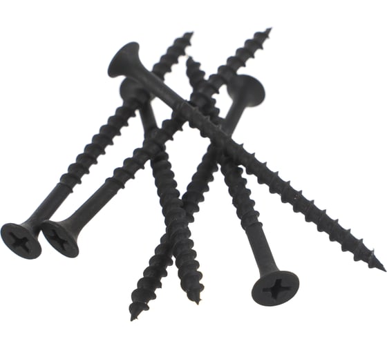 Изображение товара Саморез Саморезик весовой 3.8х64 гипсокартон/дерево, редкий шаг резьбы, оксид. 1кг SWGD-3.8х64-1