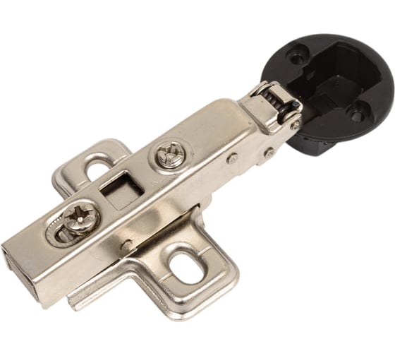 Изображение товара Петля накладная для стеклянных дверей BOYARD CLIP-ON, в комплекте с накладкой, хром 101340