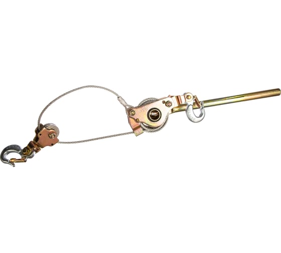 Изображение товара Рычажная лебедка 2т диаметр троса - 5.5мм, длина - 2.2м Rockforce RF-TRK-2000 BIG(26769)