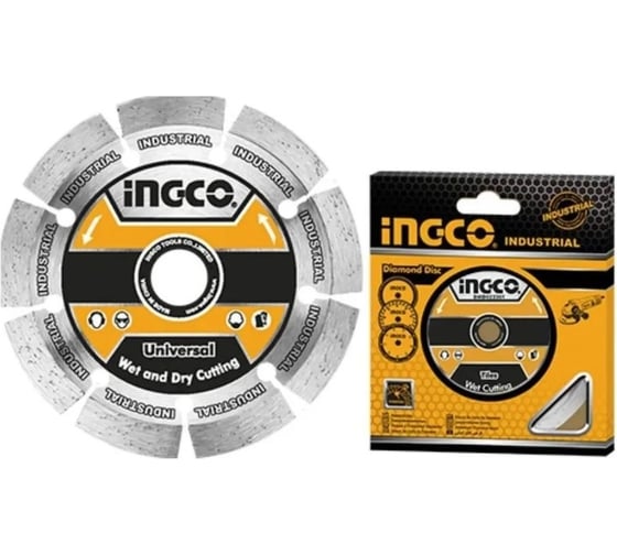 Изображение товара Диск алмазный сегментированный 125х22 мм INGCO DMD011254