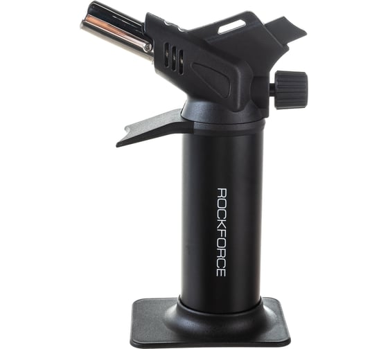 Изображение товара Газовая горелка Rockforce с пьезорозжигом и двойным соплом на подставке RF-190GS(16306)