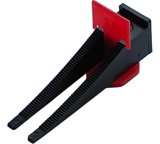 Изображение товара Система выравнивания плитки СВП комплект зажим/клин 250/250 шт, ширина шва 2.0 мм Никище 7.1.20.25