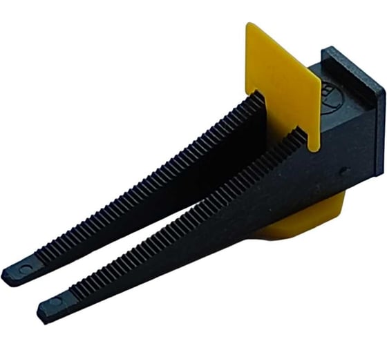 Изображение товара Система выравнивания плитки СВП комплект зажим/клин 250/250 шт, ширина шва 1.0 мм Никище 7.1.10.25