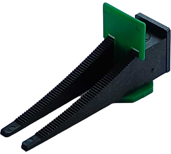 Изображение товара Система выравнивания плитки СВП комплект зажим/клин 250/250 шт, ширина шва 3.0 мм Никище 7.1.30.25