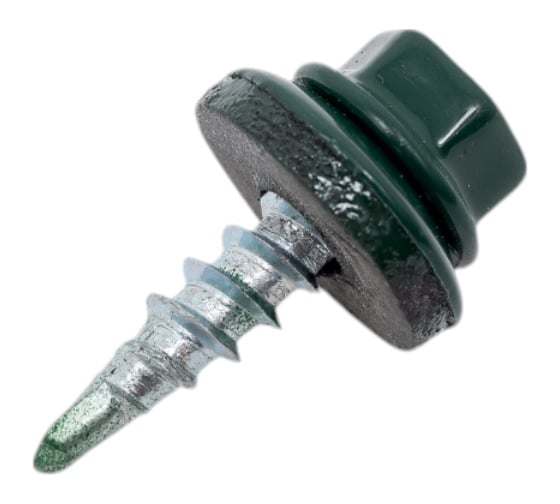 Изображение товара Кровельный саморез Саморезик 4,8х19 RAL6005 зеленый мох 250шт SKRAL6005-4,8х19-250