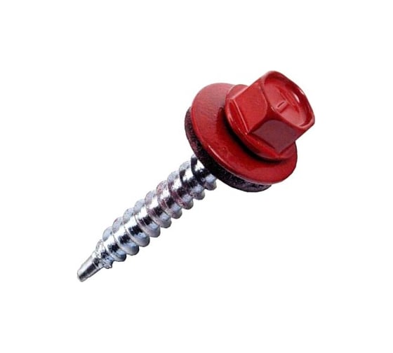 Изображение товара Кровельный саморез Саморезик 4,8х19 RAL3005 красное вино 250шт SKRAL3005-4,8х19-250