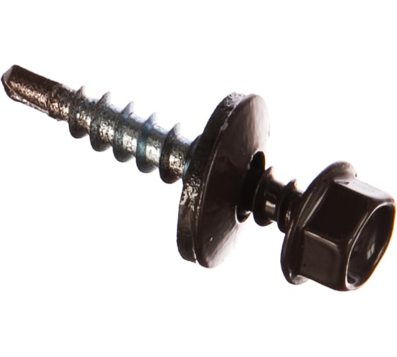 Изображение товара Кровельный саморез Саморезик 4,8х29 RAL8017 коричневый шоколад 250шт SKRAL8017-4,8х29-250