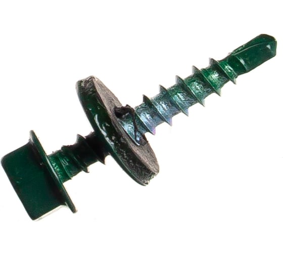 Изображение товара Кровельный саморез Саморезик 4,8х29 RAL6005 зеленый мох 250шт SKRAL6005-4,8х29-250