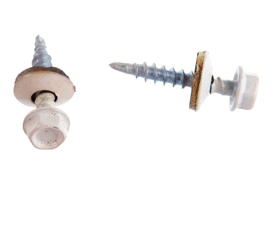 Изображение товара Кровельный саморез Саморезик 4,8х29 RAL9003 RR20 сигнальный белый250шт SKRAL9003-4,8х29-250