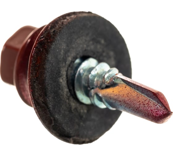 Изображение товара Кровельный саморез Саморезик 5,5х19 RAL3005 красное вино 250шт SKRAL3005-5,5х19-250