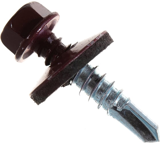 Изображение товара Кровельный саморез Саморезик 5,5х25 RAL3005 красное вино 250шт SKRAL1014-5,5х25-250