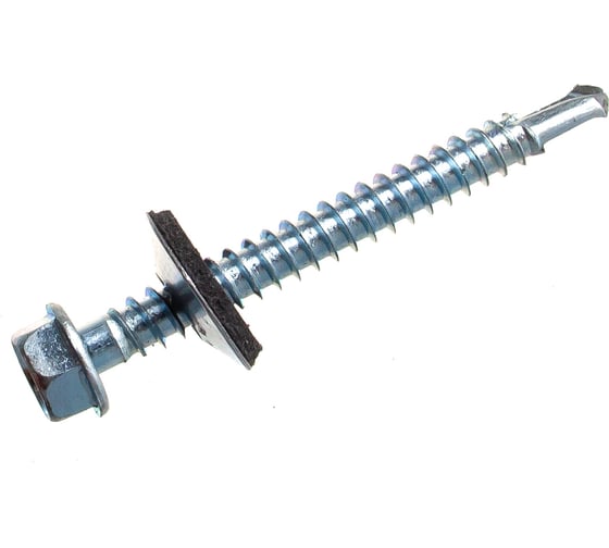 Изображение товара Кровельный оцинкованный саморез Саморезик 5,5х51, 100шт SKZ-5,5х51-100