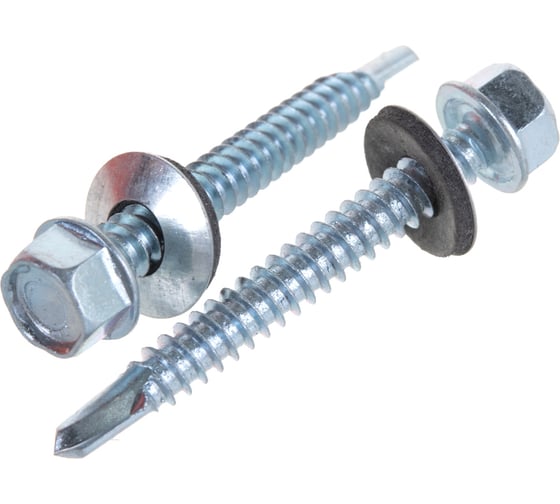 Изображение товара Кровельный оцинкованный саморез Саморезик 6,3х51, 100шт SKZ-6,3х51-100