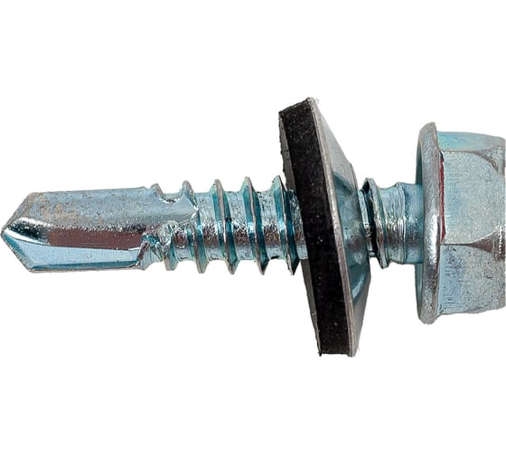 Изображение товара Кровельный оцинкованный саморез Саморезик 6,3х25, 100шт SKZ-6,3х25-100