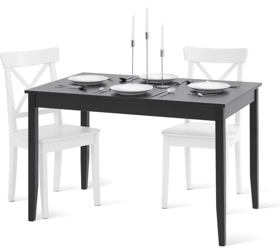 Изображение товара Стол Лузалес ЛЫМ 118x74, черный 1061990205