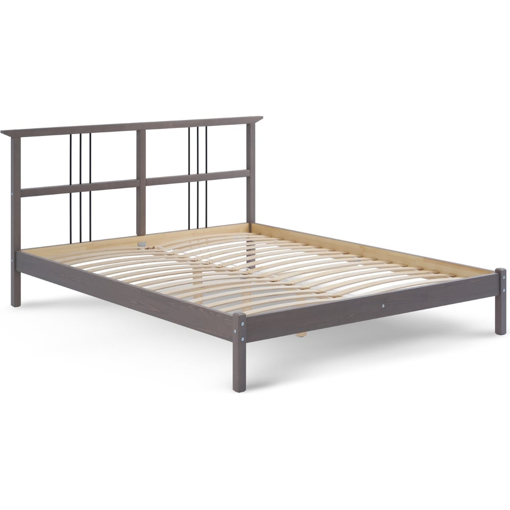 Изображение товара Кровать Лузалес ВОЙВЫВ 160x200, серый 1011320213