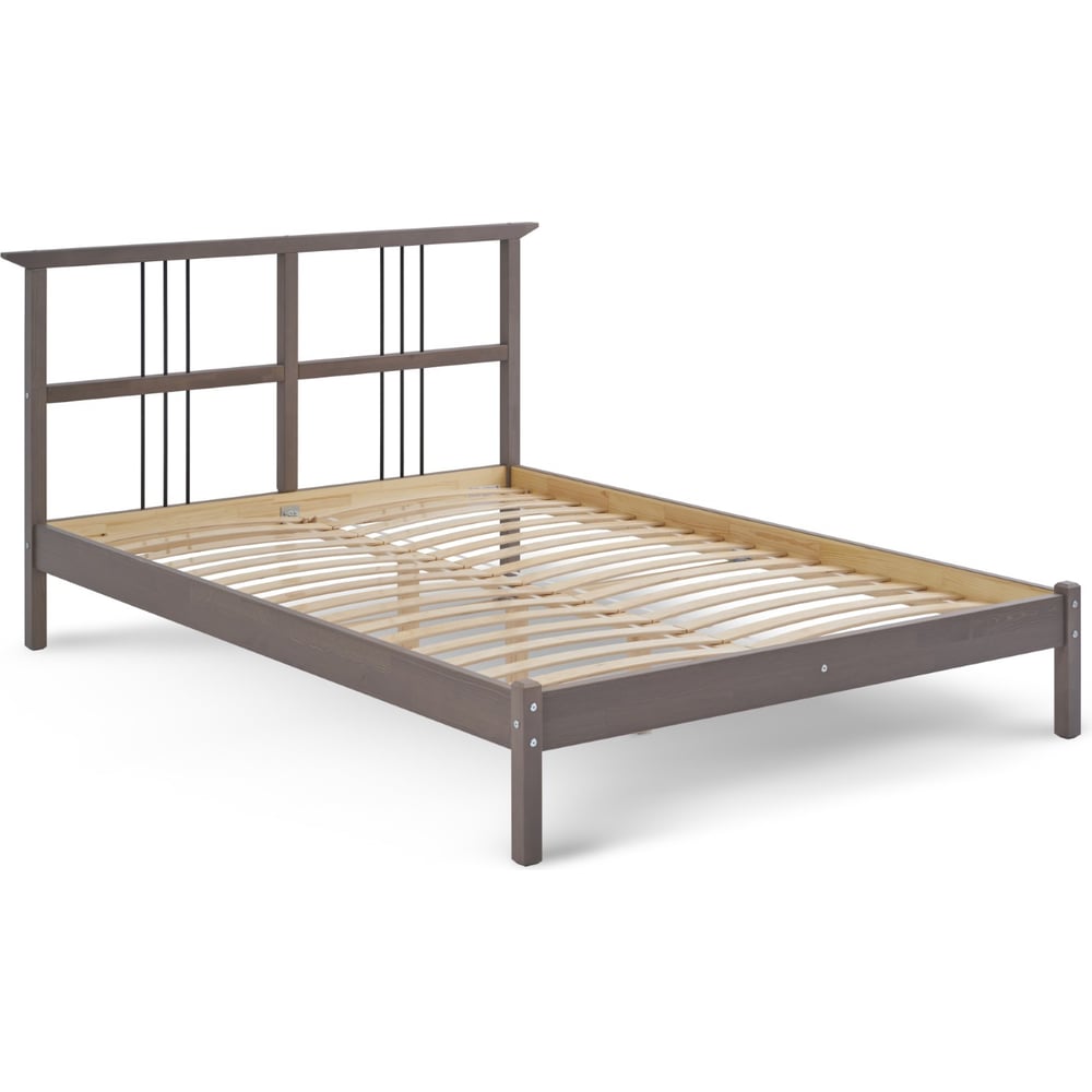 Изображение товара Кровать Лузалес ВОЙВЫВ 140x200 скандинавский стиль серый