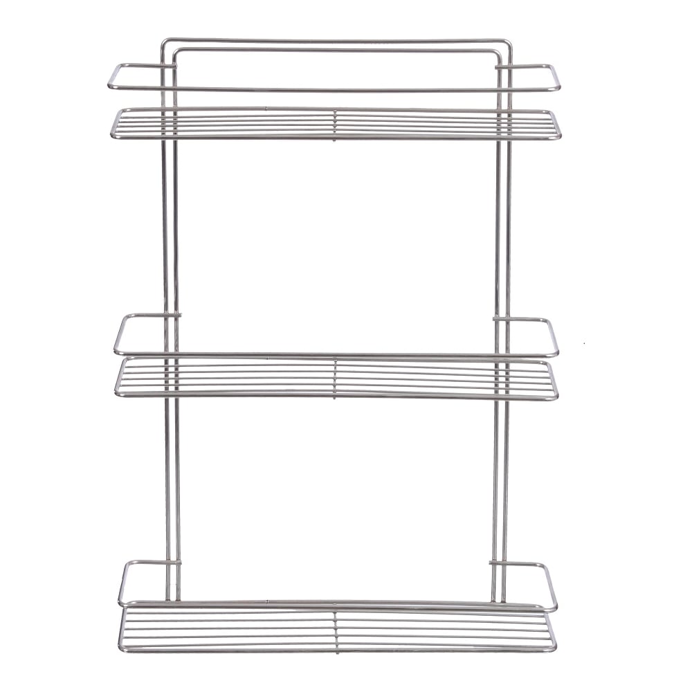 Изображение товара Прямоугольная 3-ярусная металлическая полка Vanstore CLASSIC 563-90