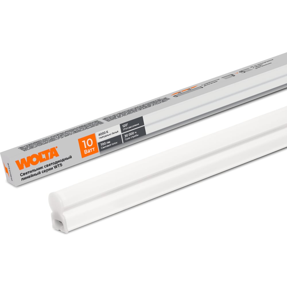 Изображение товара Светодиодный светильник Wolta 10Вт IP20 4000K линейный для помещений