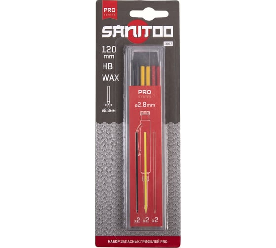 Изображение товара Набор запасных грифелей Sanitoo PRO, 6 шт. 3037