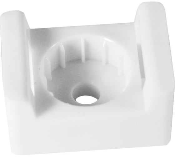 Изображение товара Площадка под стяжку для монтажного пистолета Росдюбель МФ 16х23 мм, белая, 100 шт. 15-0255